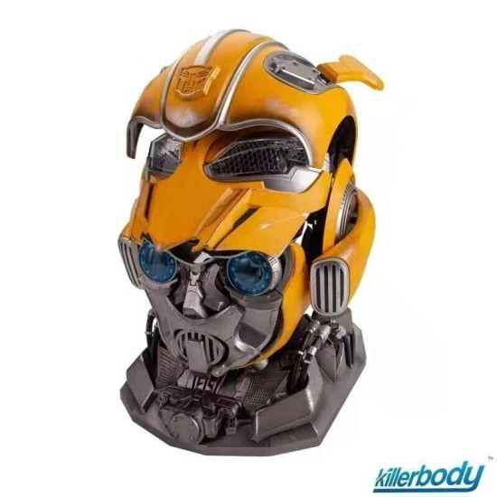 Capacete Máscara Transformers Bumblebee Eletrônico