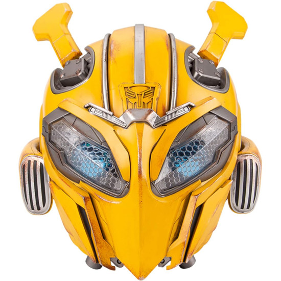 Capacete Máscara Transformers Bumblebee Eletrônico