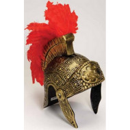 Capacete Medieval Armadura Grego Romano Dourado