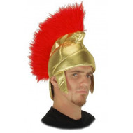 Capacete Medieval Armadura Grego Romano Dourado Flexível