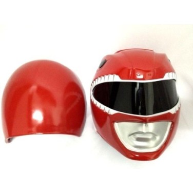 Capacete Power Rangers Vermelho Luxo Capacete Power Rangers Vermelho Luxo
