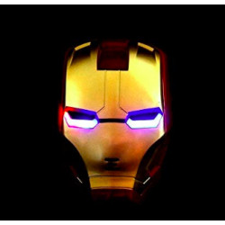 Máscara Capacete Os Vingadores do Homem de Ferro Iron man Luz