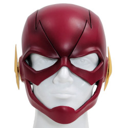 Máscara The Flash Cosplay Luxo Vermelho