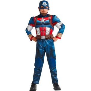 Fantasia Capitão América Infantil Disney Fantasia Capitão América Infantil Disney