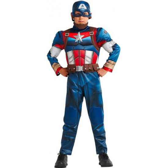 Fantasia Capitão América Infantil Disney