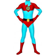 Fantasia Capitão Planeta Adulto Luxo Spandex