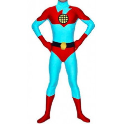 Fantasia Capitão Planeta Adulto Luxo Spandex