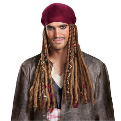 Bardana com Tranças Jack Sparrow POTC5