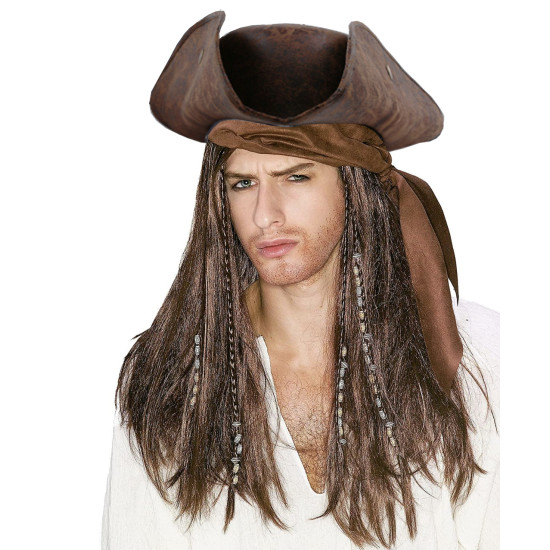 Chapéu com Tranças Jack Sparrow POTC5