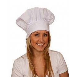 Chapéu Cozinheiro Chef de Cozinha Adulto Clássico