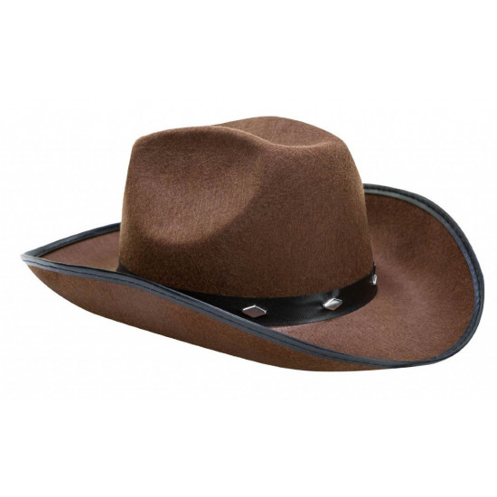 Chapéu de Cowboy Peão de Boiadeiro Marrom