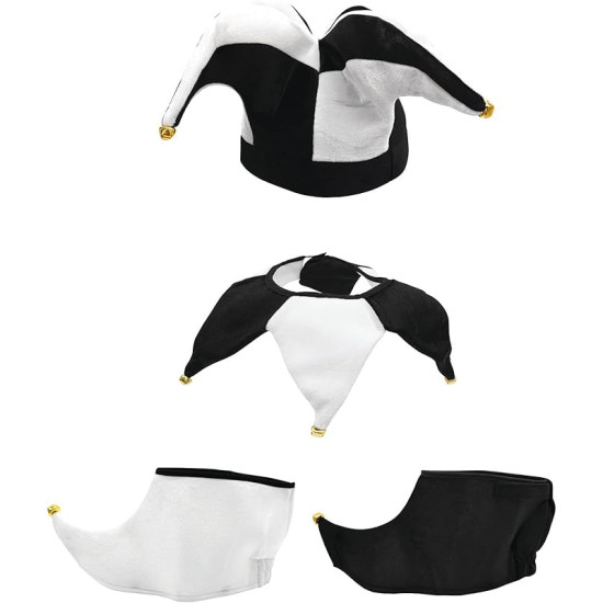 Chapéu Kit Bobo da Corte Palhaço Colorido Adulto Chapéu Kit Bobo da Corte Palhaço Colorido Adulto