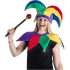 Chapéu Kit Bobo da Corte Palhaço Colorido Adulto Luxo