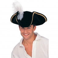 Chapéu Pirata Adulto Buccaneer Clássica