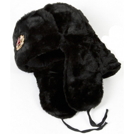 Chapéu Russo Militar Cossak Ushanka Chapéu Russo Militar Cossak Ushanka