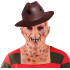 Máscara e Chapéu Freddy Krueger Luxo