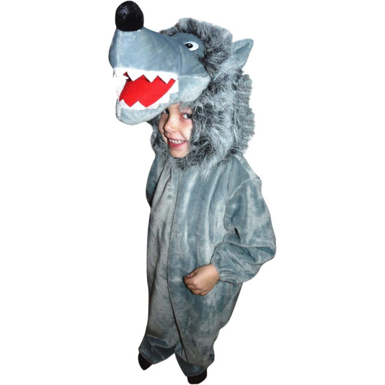 Fantasia Lobo Infantil Super Luxo Bebê Fantasia Lobo Infantil Super Luxo Bebê