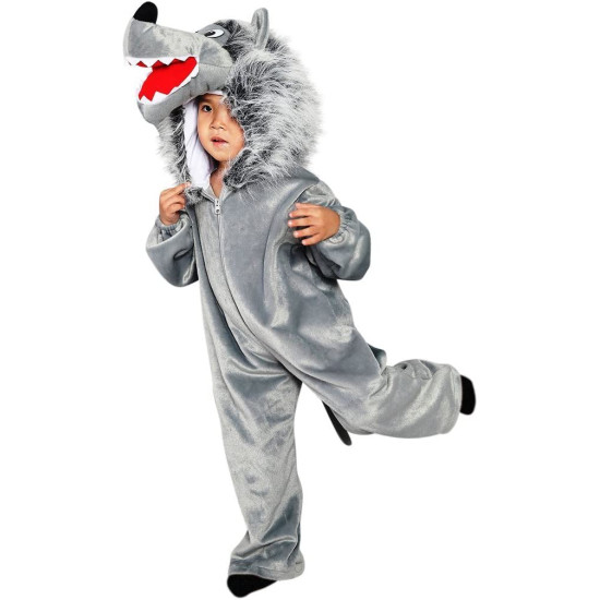 Fantasia Lobo Infantil Super Luxo Bebê Fantasia Lobo Infantil Super Luxo Bebê