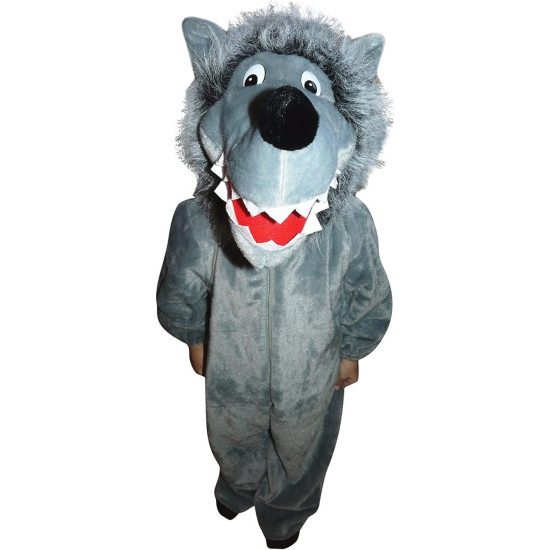 Fantasia Lobo Infantil Super Luxo Bebê Fantasia Lobo Infantil Super Luxo Bebê