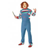 Fantasia Boneco Assassino Chucky Adulto Clássico