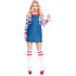 Fantasia Boneco Assassino Chucky Adulto Feminino
