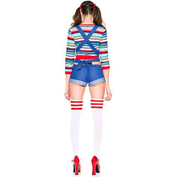 Fantasia Boneco Assassino Chucky Adulto Feminino Sexy