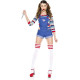 Fantasia Boneco Assassino Chucky Adulto Feminino Sexy Fantasia Boneco Assassino Chucky Adulto Feminino Sexy