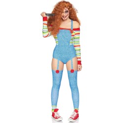 Fantasia Boneco Assassino Chucky Adulto Sexy Feminino