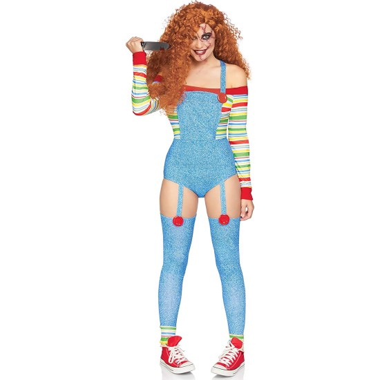 Fantasia Boneco Assassino Chucky Adulto Sexy Feminino