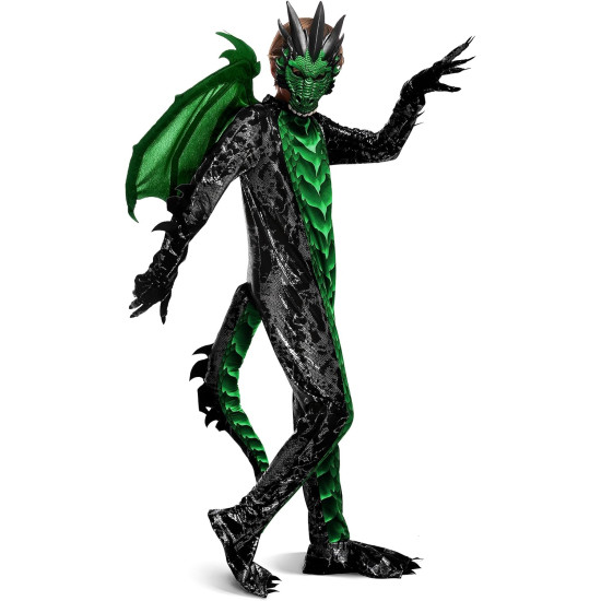 Fantasia Dragão Infantil Verde