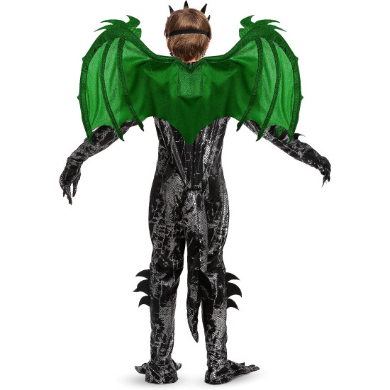 Fantasia Dragão Infantil Verde