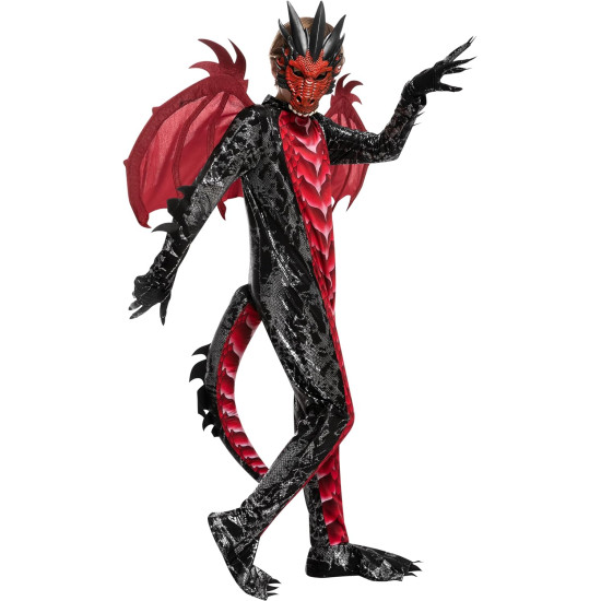 Fantasia Dragão Infantil Vermelho