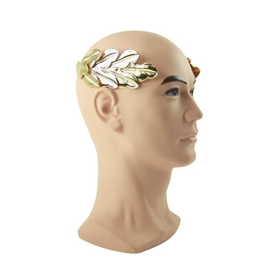 Coroa de Folhas Dourada Grega Romana Luxo Coroa de Folhas Dourada Grega Romana Luxo