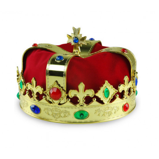 Coroa de Rei com Pedras Luxo