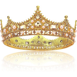 Coroa de Rei Luxo Baroque Gold