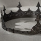 Coroa de Rei Rainha Real Clássica Preta Coroa de Rei Rainha Real Clássica Preta