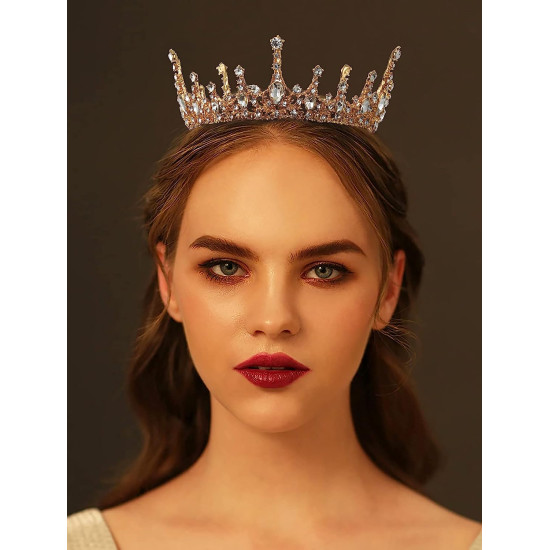 Coroa de Rei Rainha Real Dourada Coroa de Rei Rainha Real Dourada