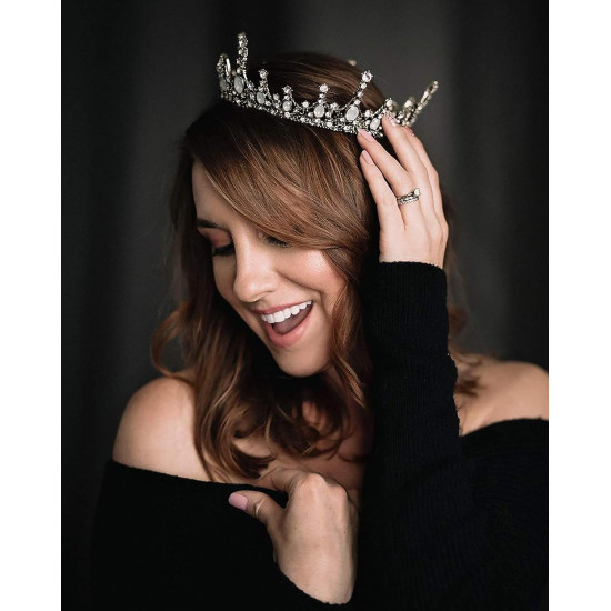 Coroa de Rei Rainha Real Prata e Dourada Coroa de Rei Rainha Real Prata e Dourada
