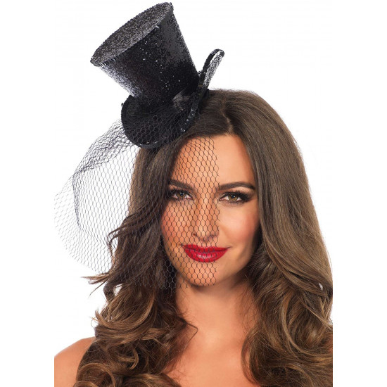 Tiara Chapéu Rainha de Copas Adulto Luxo Brilhante