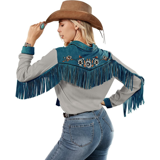 Fantasia Camisa Cowboy Cowgirl Adulto Country Fantasia Camisa Cowboy Cowgirl Adulto Country
