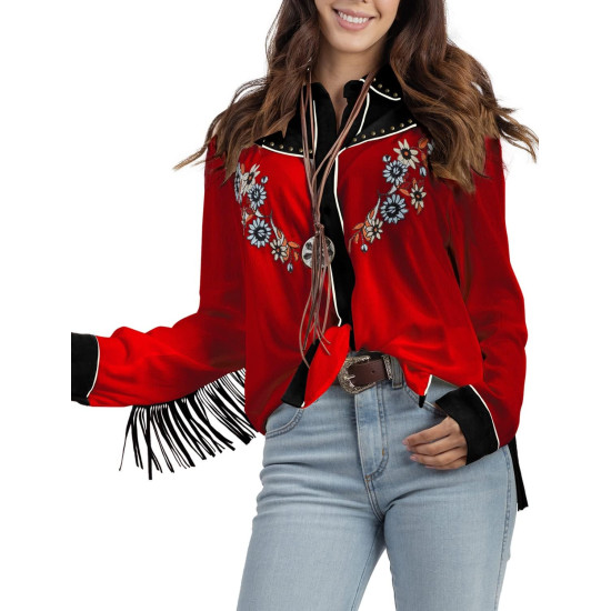 Fantasia Camisa Cowboy Cowgirl Adulto Country Fantasia Camisa Cowboy Cowgirl Adulto Country
