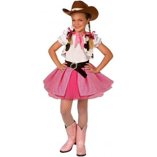 Fantasia Infantil Cowboy Cowgirl Pink Country Rosada Fantasia Infantil Cowboy Cowgirl Pink Country Rosada