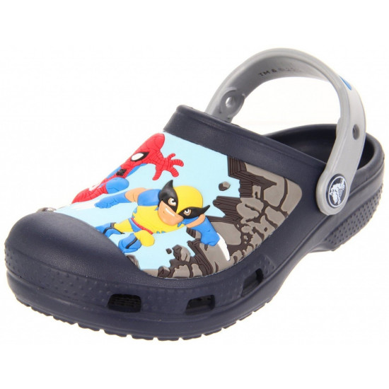Sapato Crocs Infantil Esquadrão de Heróis Homem Aranha Hulk Woverine Sapato Crocs Infantil Esquadrão de Heróis Homem Aranha Hulk Woverine