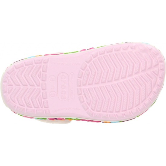 Sapato Crocs Infantil Hello Kitty Rosa e Branco