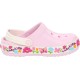 Sapato Crocs Infantil Hello Kitty Rosa e Branco