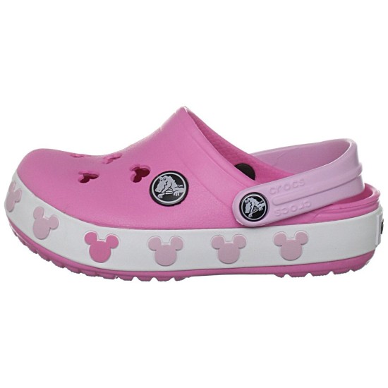 Sapato Crocs Infantil Rosa Mickey Mouse Disney