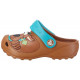 Sapato Crocs Infantil Scooby Doo Marrom