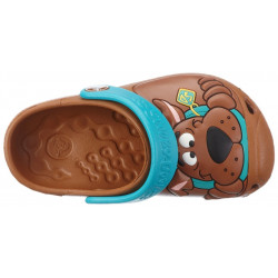 Sapato Crocs Infantil Scooby Doo Marrom
