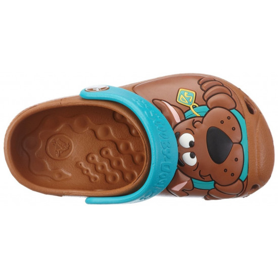 Sapato Crocs Infantil Scooby Doo Marrom