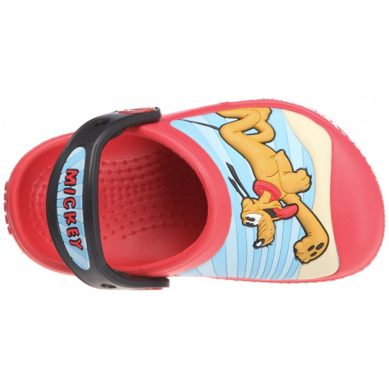 Sapato Crocs Infantil Vermelho Mickey e Pluto Disney
